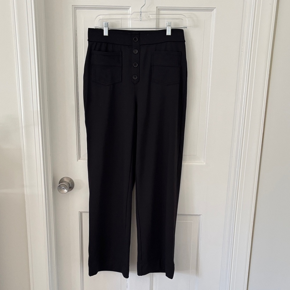 Black Halara DayStretch High Waisted Pockets Straight Leg Pants